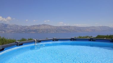 Casa vacanza Mary: relaxing with pool: H(4) Postira - Isola di Brac  - Croazia