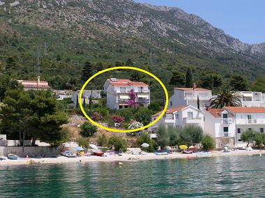 Appartamenti Kate - 20m from the beach: A1(2+2), A2(2+2) Brist - Riviera Makarska 