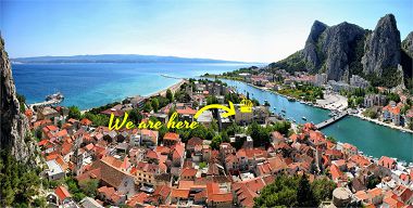 Appartamenti Sunce - in center with parking: A1(2+2) Omis - Riviera Omis 