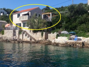 Appartamenti Nikola - in front of the sea: A1(4) Baia Donja Krusica (Donje selo) - Isola di Solta  - Croazia