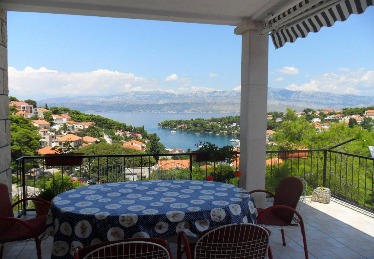 Appartamenti Ivope - with great view: A1(6+2) Splitska - Isola di Brac 